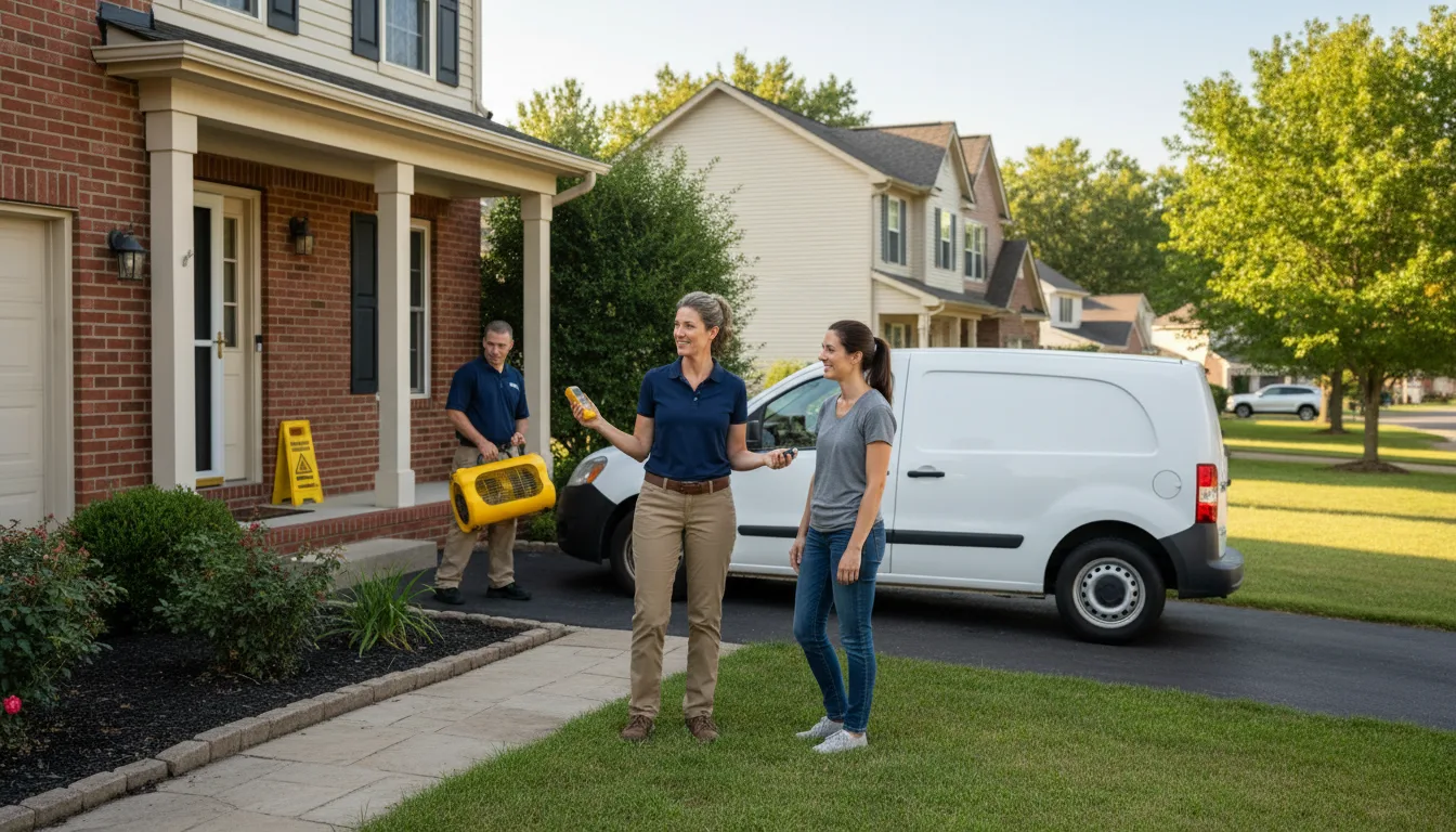 Water restoration image for Home Water Damage Repair in Monterey, IN